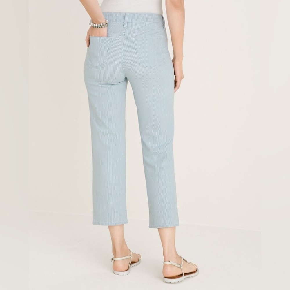 NWT Chico’s High-Rise Straight-Leg Crops Size 10 - Picture 2 of 9